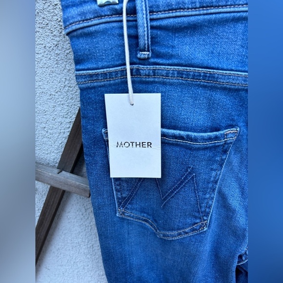 MOTHER The Hustler Ankle Fray Jeans Grasping at straws New with Tags! - Picture 7 of 9